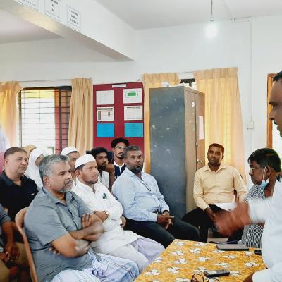 Discussion between parents of students for better performance in G.C.E O/L
